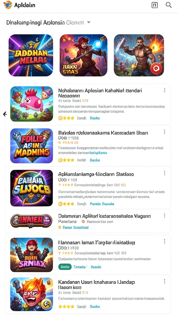 Tampilan antarmuka pengguna yang menarik dan mudah digunakan.