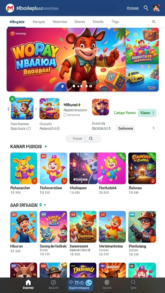 Tampilan utama aplikasi 567TV yang menarik dan mudah dinavigasi.