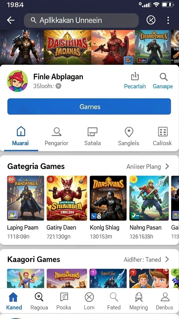 Tampilan antarmuka pengguna yang intuitif dan menarik.