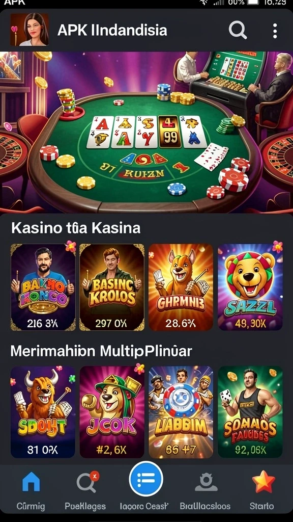 Tampilan antarmuka yang intuitif dan menarik.