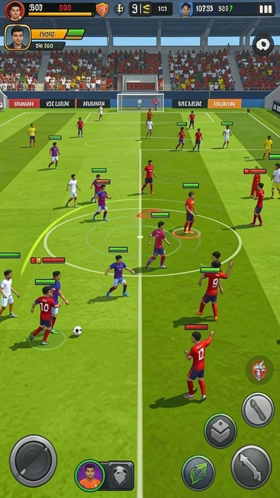 Grafik yang memukau di setiap level permainan.