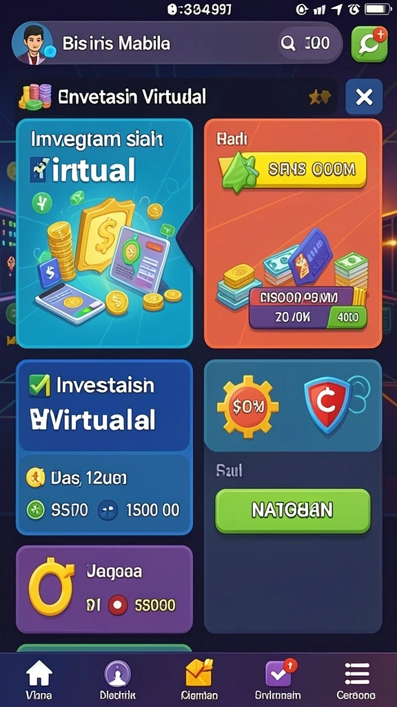 Interaksi sosial yang dinamis antar pemain.