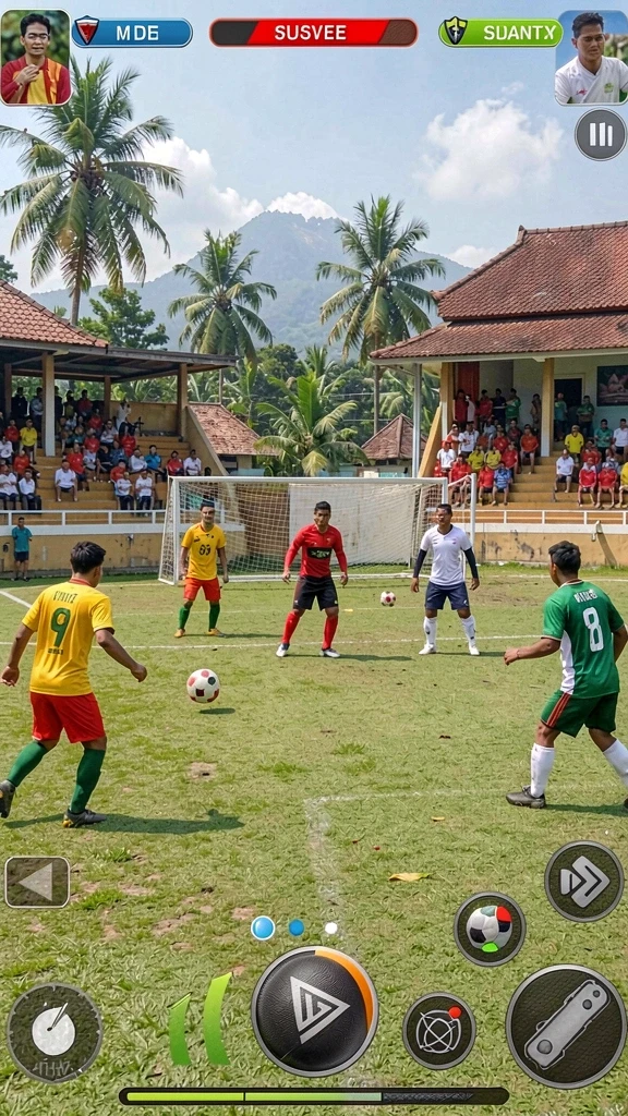 Screenshot menunjukkan antarmuka permainan kartu yang menarik.