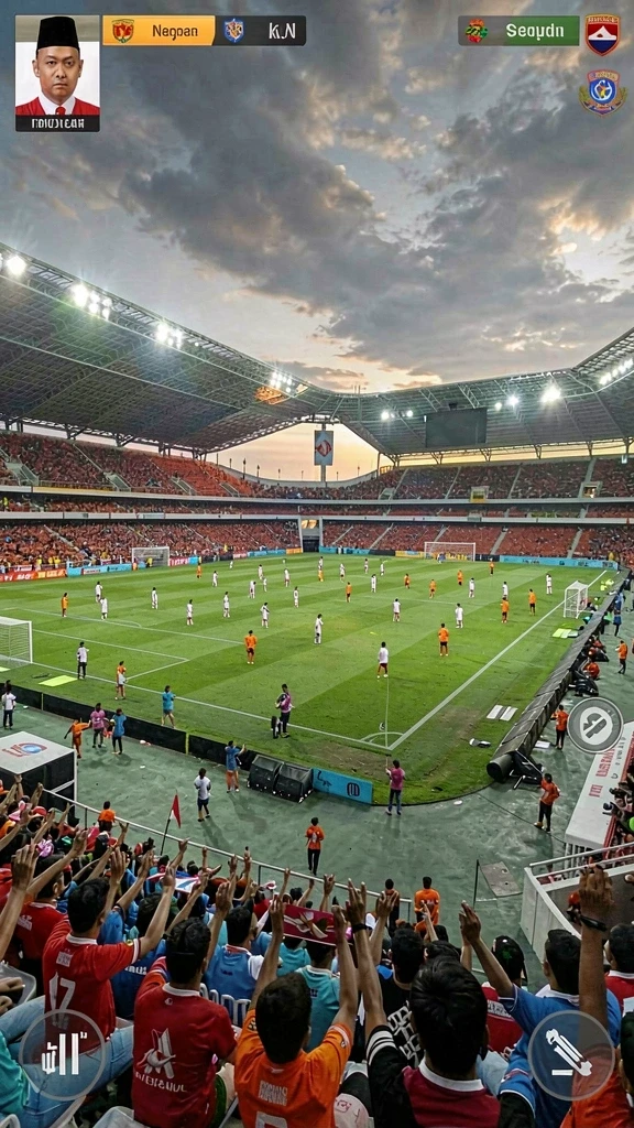 Screenshot menampilkan fitur turnamen yang seru.