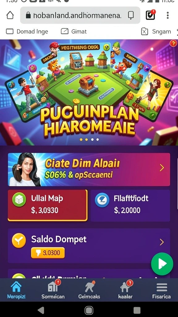 Screenshot menunjukkan proses pendaftaran yang mudah.