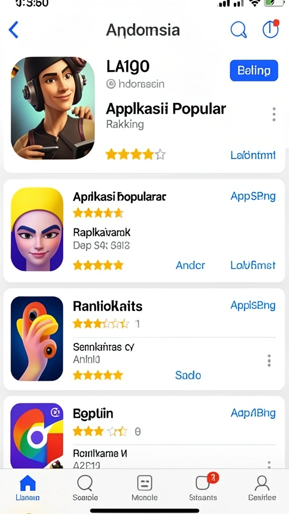 Fitur sosial untuk berkompetisi dengan teman.
