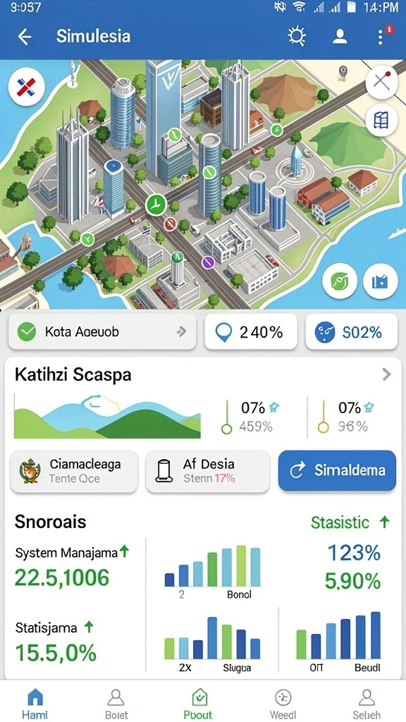 Mode permainan yang beragam dan seru.