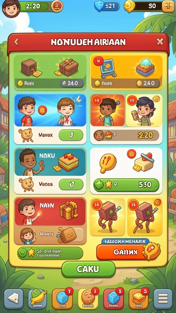 Mode permainan yang beragam dan menantang.