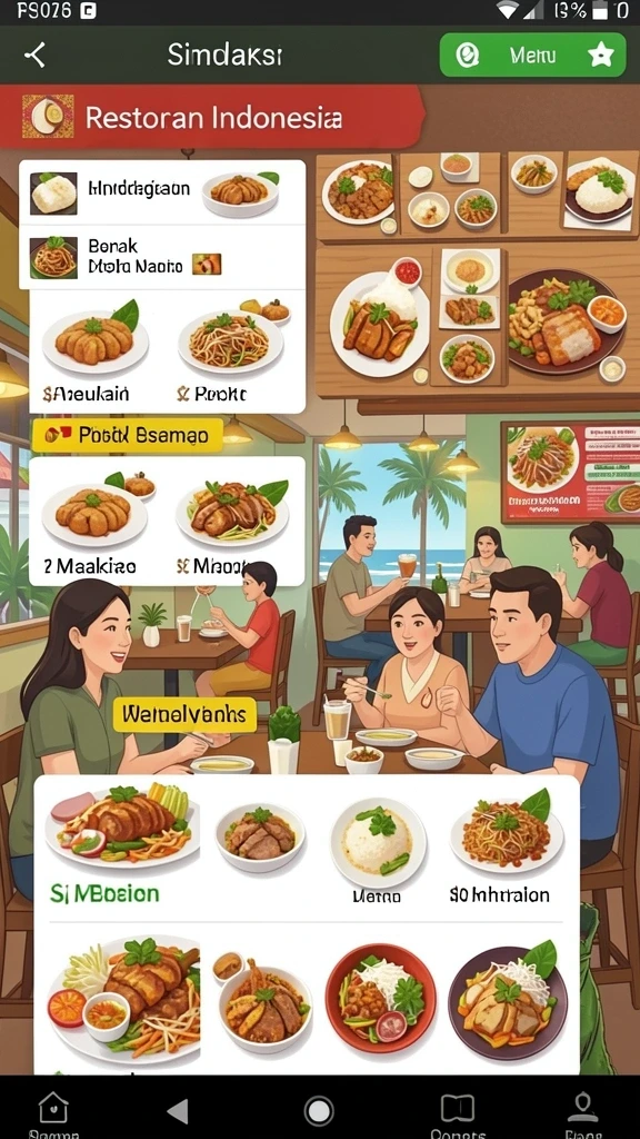 Tampilan antarmuka yang ramah pengguna dan menarik.
