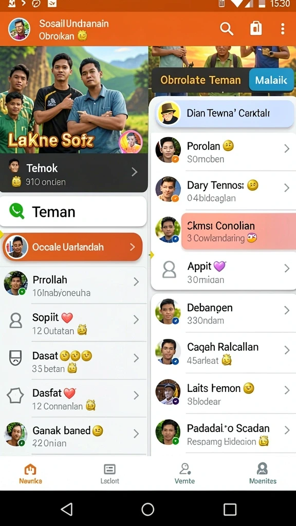 Mode kompetisi yang menarik dengan hadiah nyata.