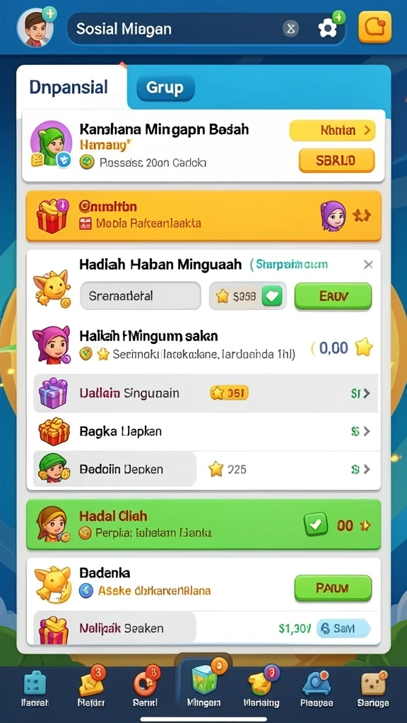 Misi yang menantang dan seru setiap levelnya.