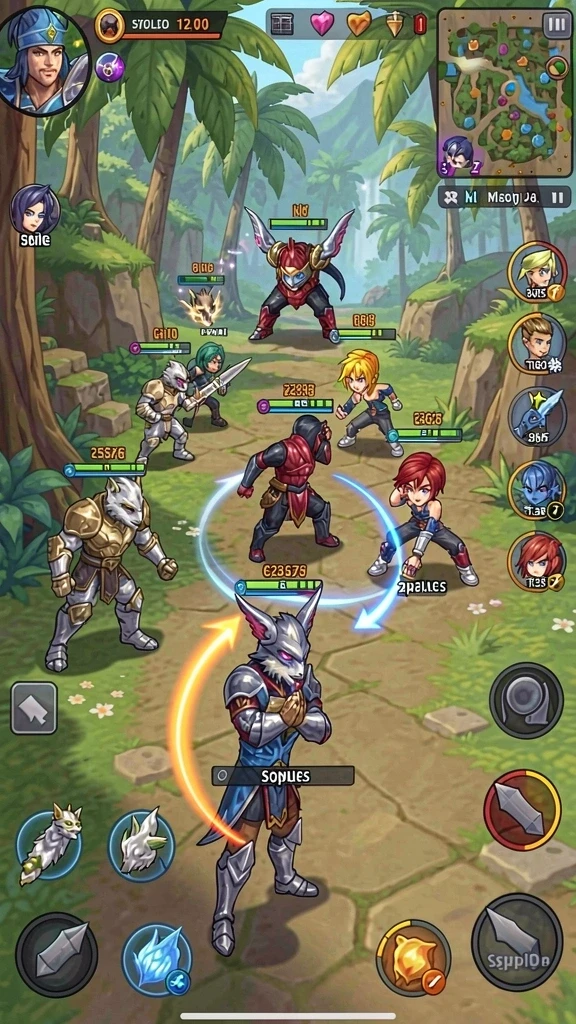 Temui karakter unik dan menarik di dalam game.
