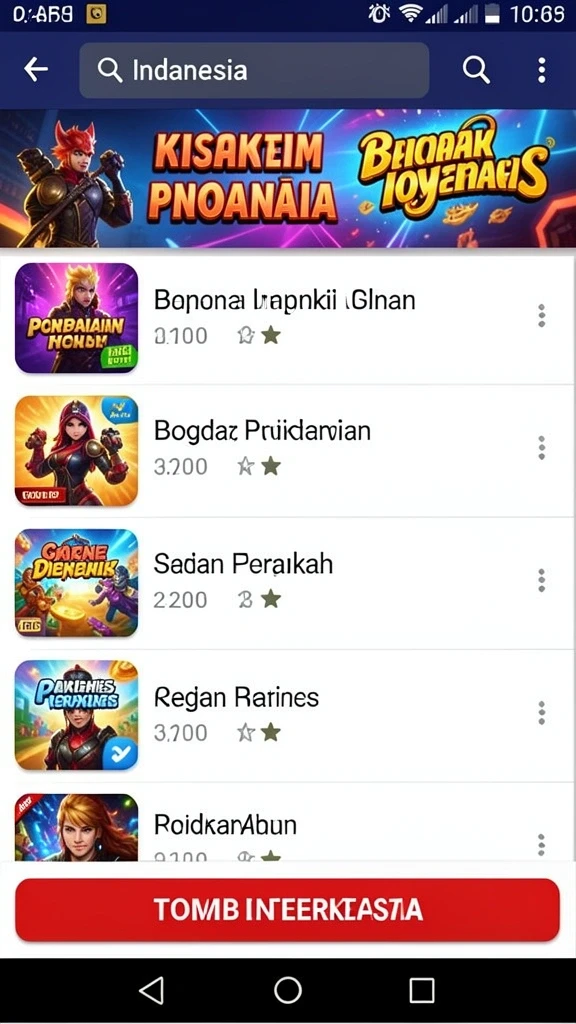 Karakter unik yang dapat dipilih dan disesuaikan.