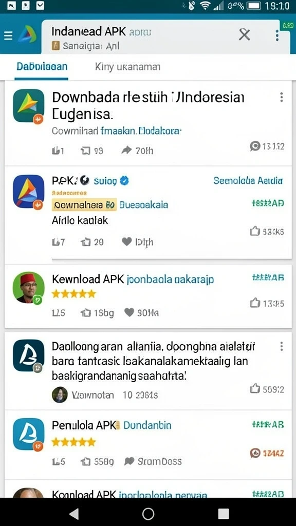 Tampilan awal aplikasi dengan desain yang menarik.