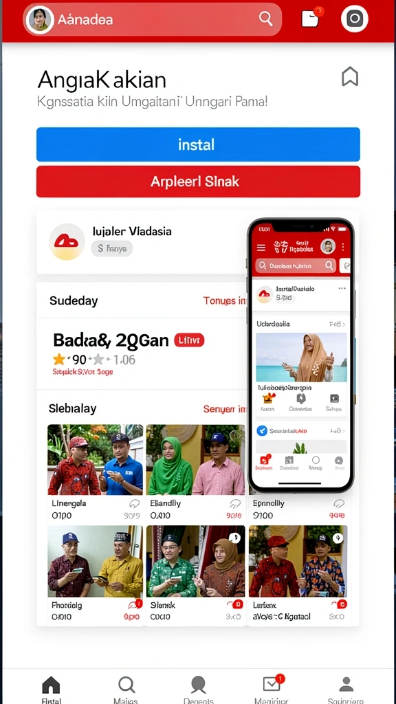Tampilan antarmuka yang user-friendly dan menarik.