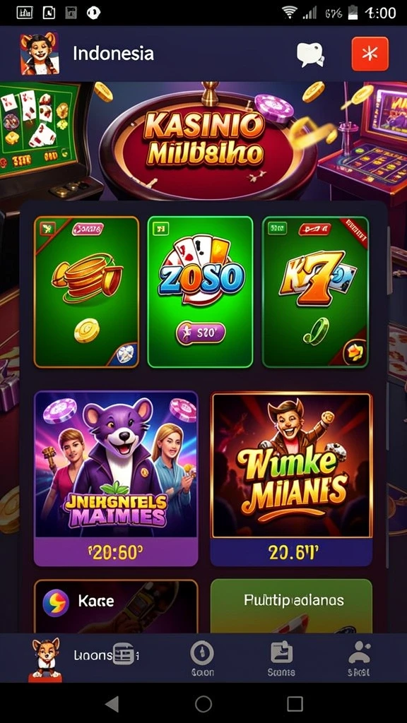Tampilan utama aplikasi JAGO368 yang menarik.