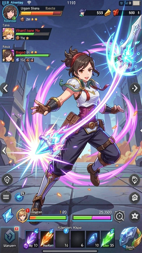 Screenshot karakter baru yang diperkenalkan dalam pembaruan.