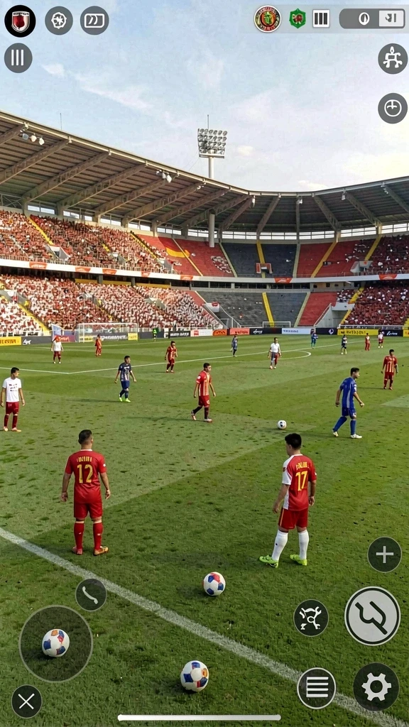 Menu permainan yang mudah dinavigasi.