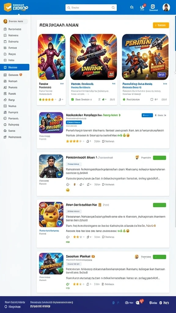 Level penuh tantangan yang menarik dan beragam.
