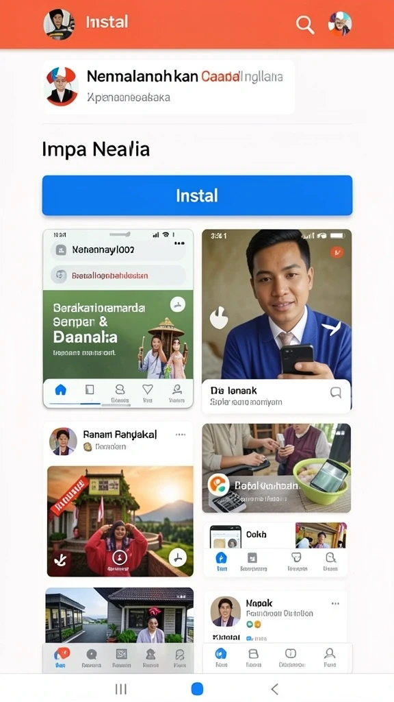 Tampilan antarmuka yang sederhana dan menarik.