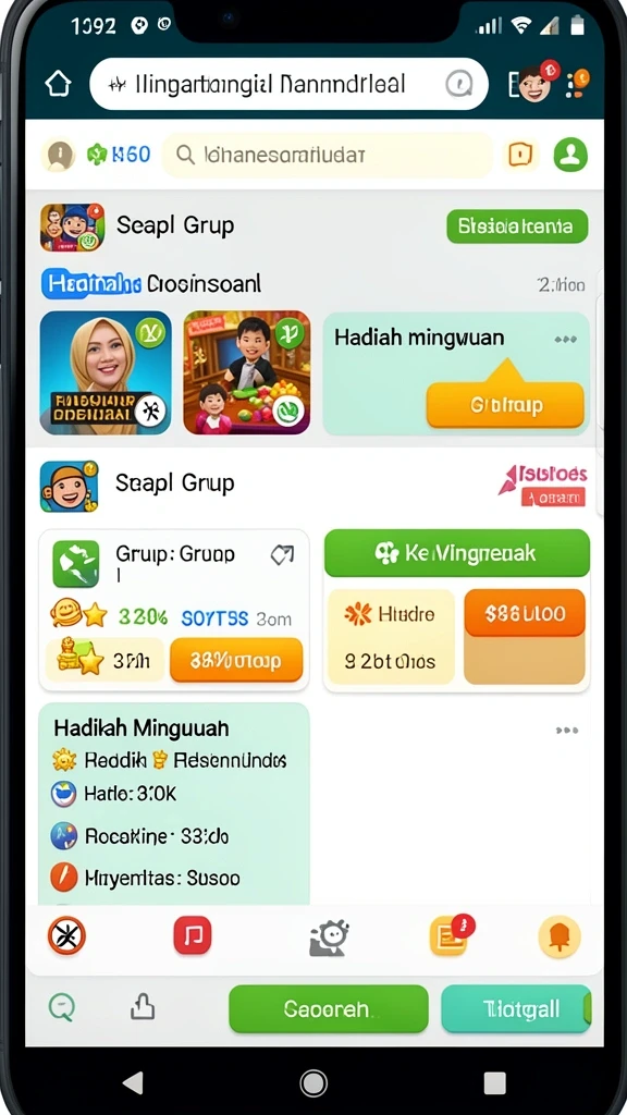 Mode permainan yang kompetitif dengan banyak tantangan.