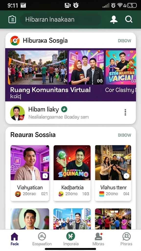 Tampilan permainan slot yang menarik dan berwarna.