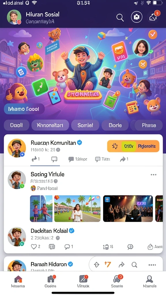 Screenshot menunjukkan fitur multiplayer yang seru.