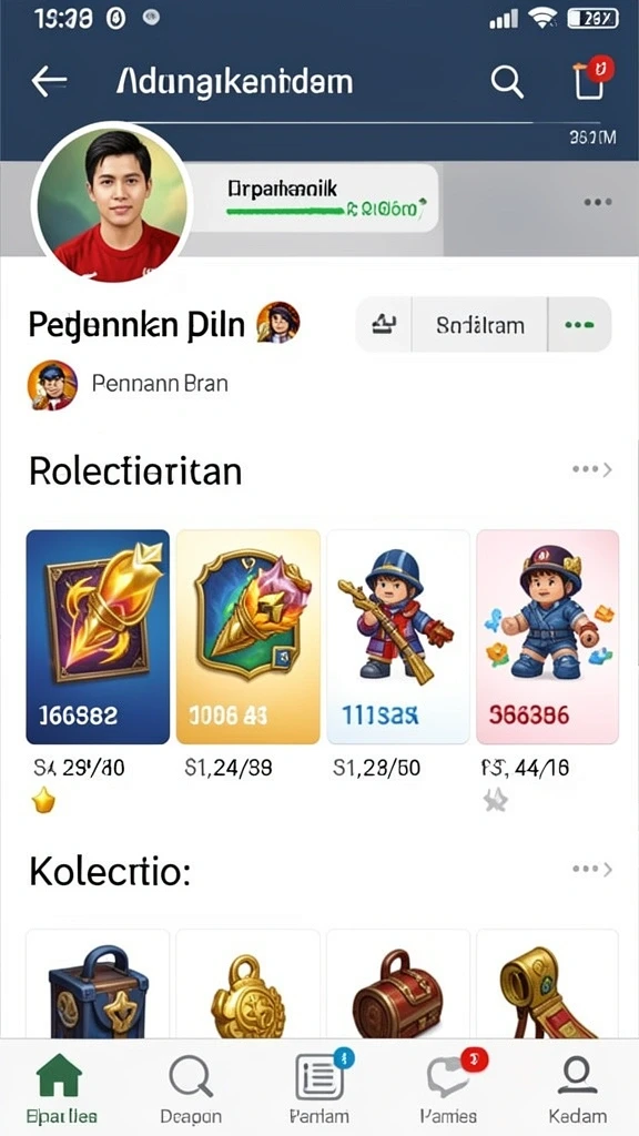 Mode permainan kompetitif yang menantang dan seru.