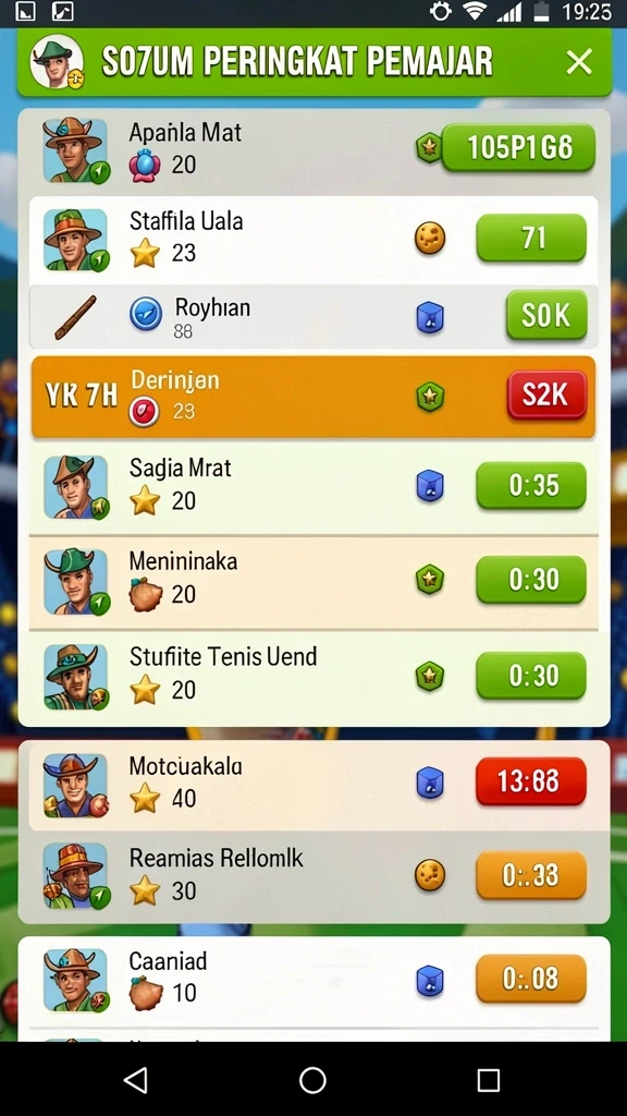 Fitur multiplayer yang memungkinkan kompetisi dengan teman.