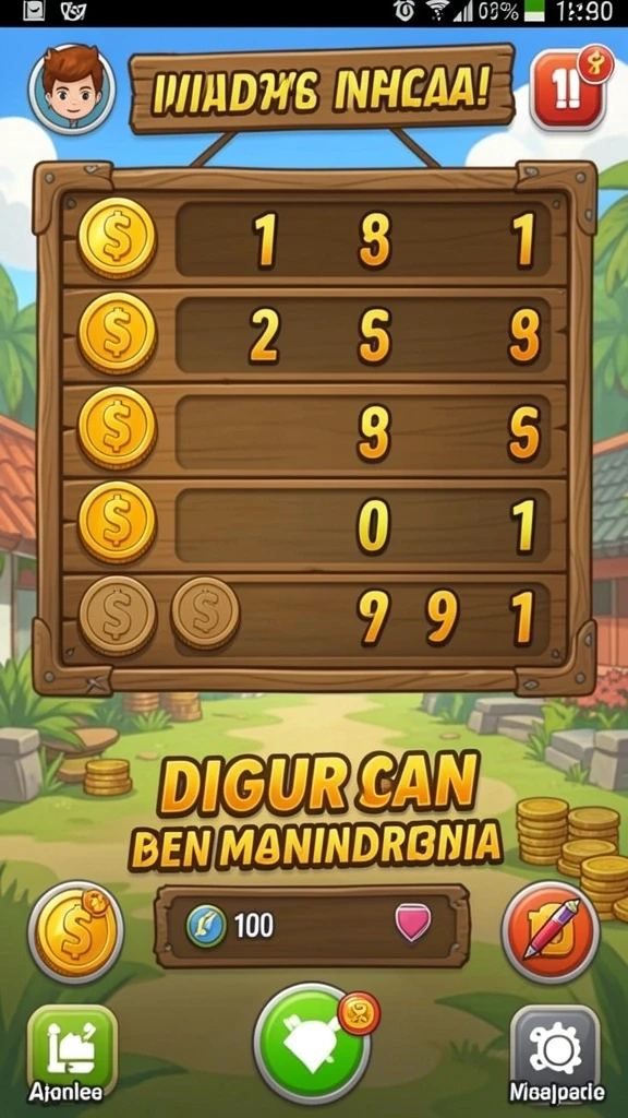 Tampilan utama aplikasi OPALTOGEL yang menarik dan interaktif.
