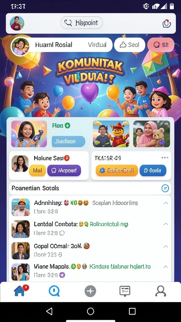 Bersekutu dengan teman dalam mode kompetisi.