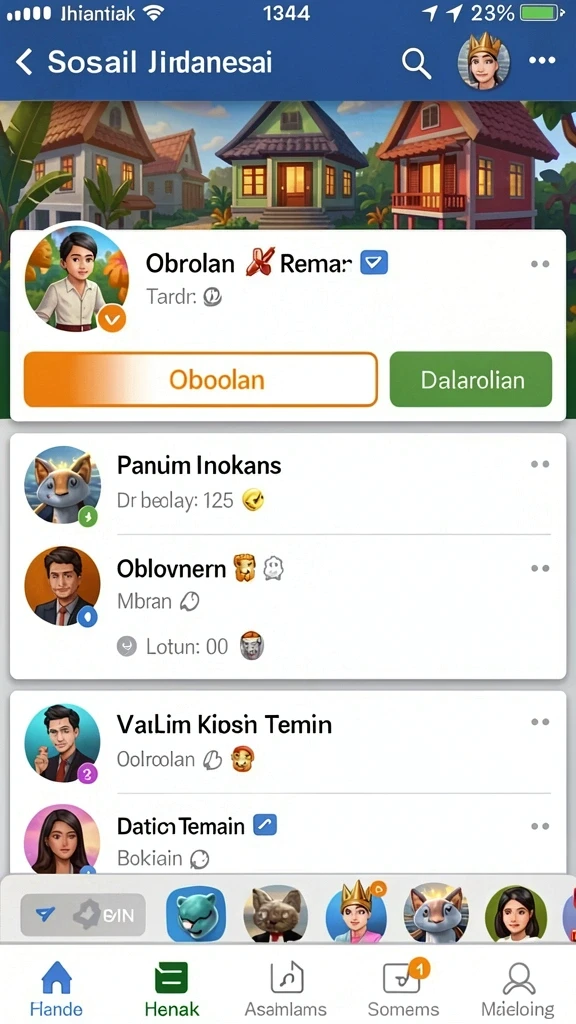 Lingkungan permainan yang kaya dan beragam untuk dijelajahi.