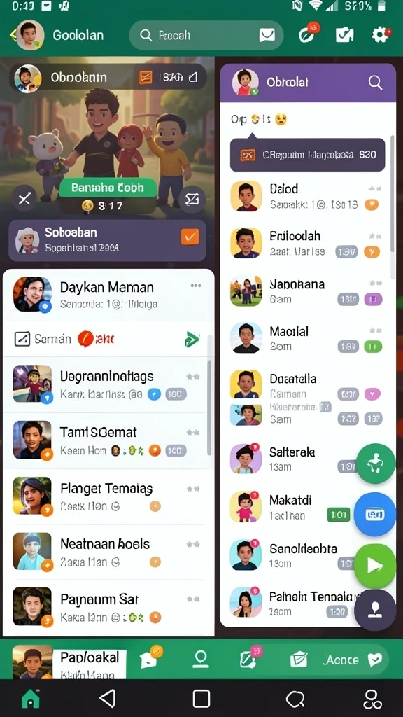 Tampilan antarmuka yang user-friendly.