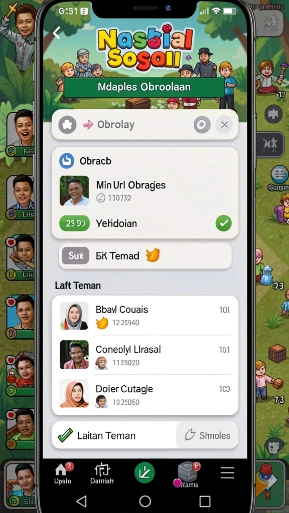 Fitur multiplayer yang memungkinkan bermain bersama teman.