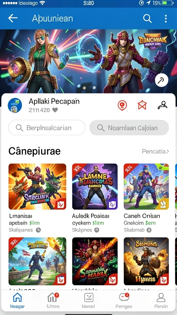 Tampilan antarmuka yang sederhana dan menarik.