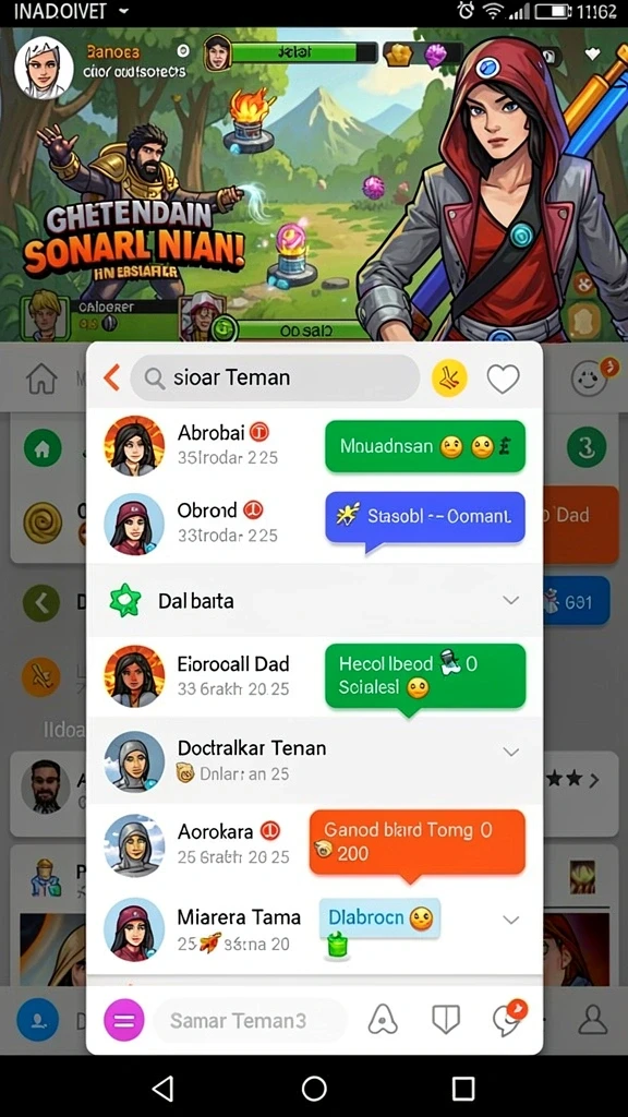 Mode permainan yang menantang dan seru.