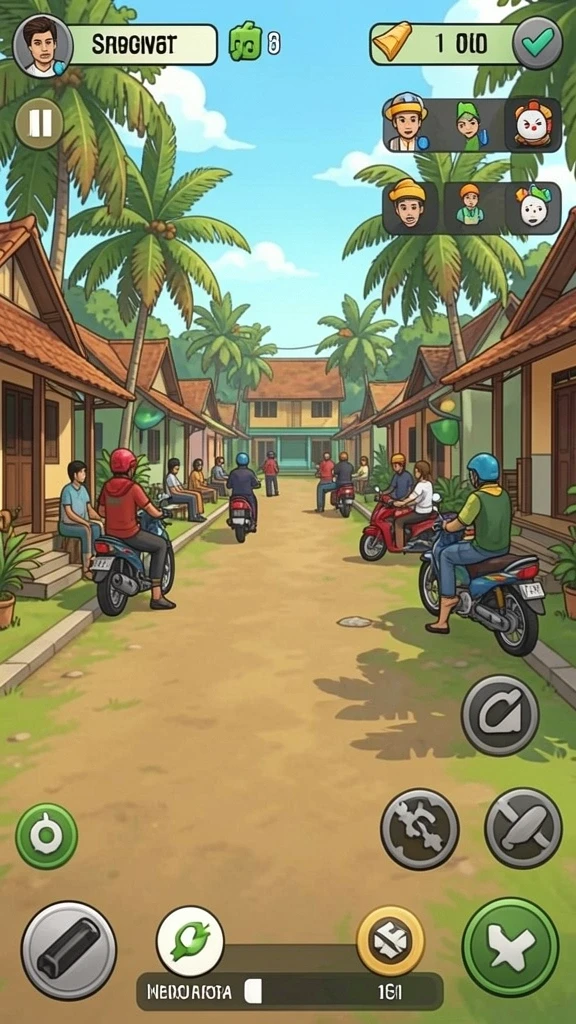 Beragam karakter dan senjata untuk dipilih.