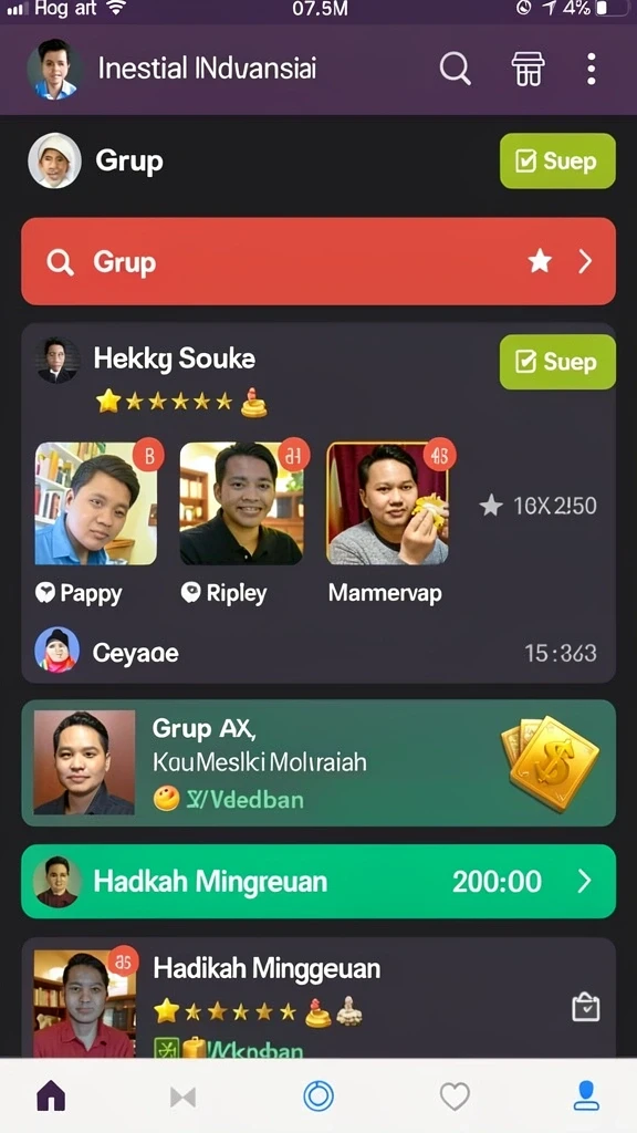 Komunitas aktif yang mendukung pemain baru.
