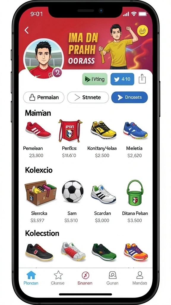 Berbagai mode permainan poker yang seru.