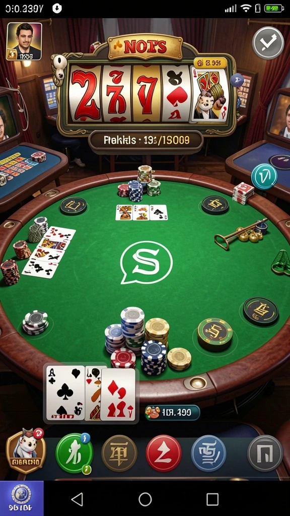 Tampilan awal game dengan karakter utama yang menonjol.