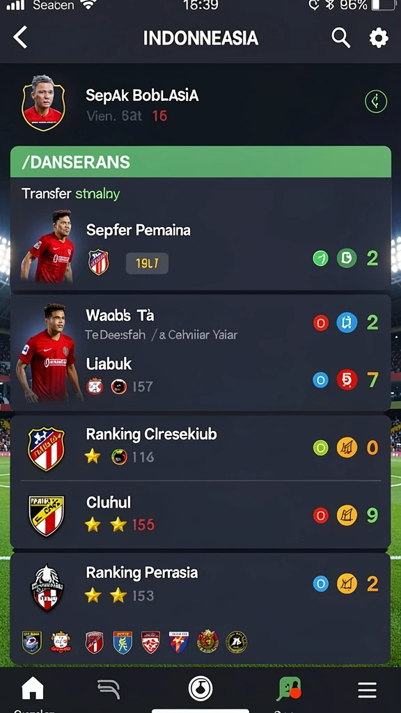 Screenshot dari misi menantang dalam V21.